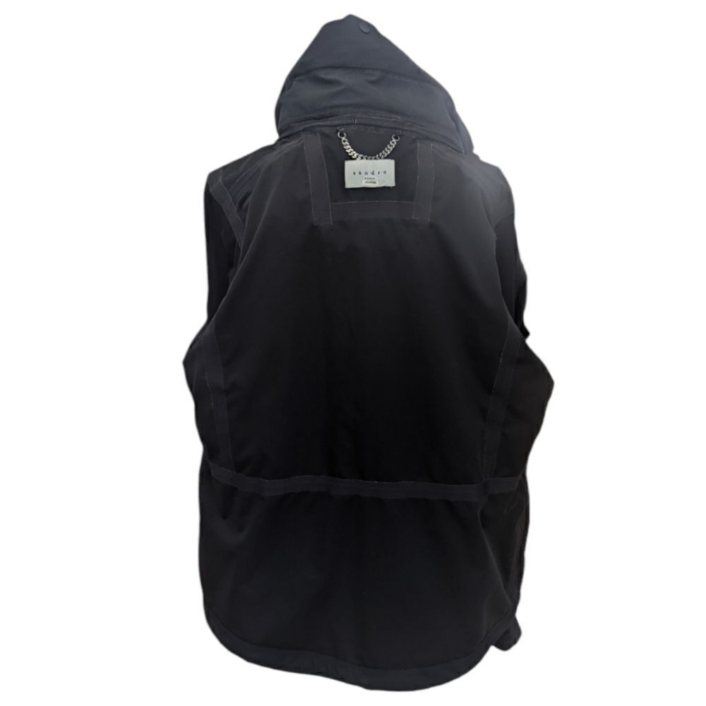 Sandro Paris Polyester Soft Shell Jacket Hooded S… - image 7